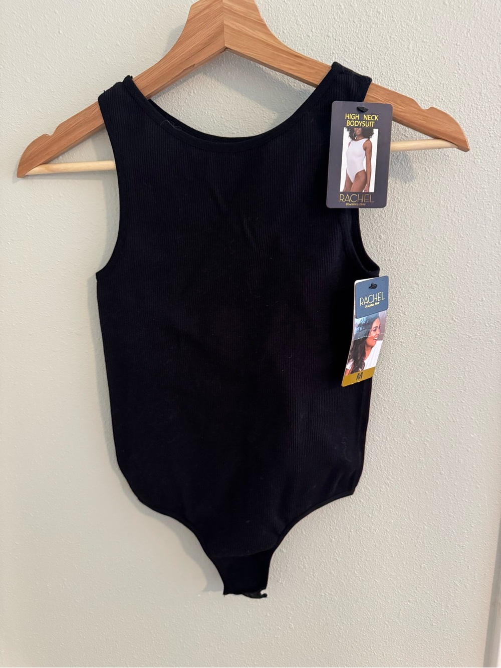 Rachel Black High Neck Ribbed Bodysuit
